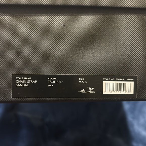 Coach Chain strap sandals red/gold - Picture 6 of 7